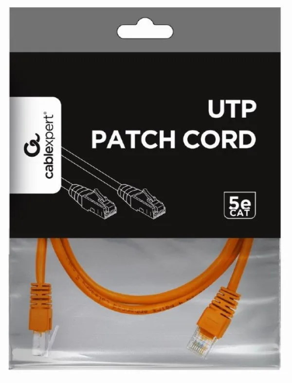Gembird PP12-2M/O Mrežni kabl UTP CAT5e 2m, Narandžasti