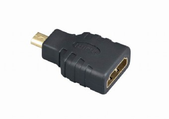 Gembird HDMI(F)-microHDMI(M) , Crno