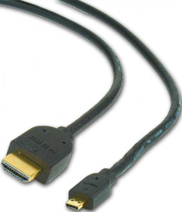 Gembird CC-HDMID-15 HDMI Kabl male to micro D-male 4.5m, Crni