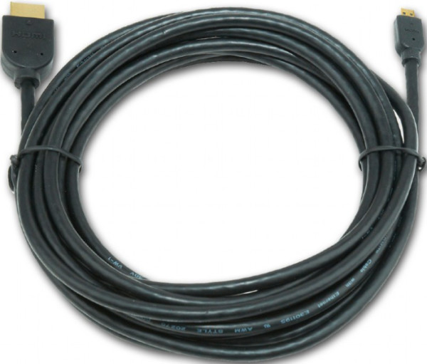 Gembird CC-HDMID-15 HDMI Kabl male to micro D-male 4.5m, Crni