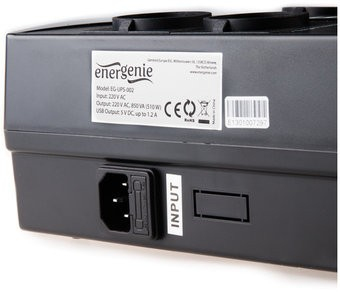 EnerGenie Linijski interaktivan uređaj za neprekidno napajanje (UPS) 650 VA 390 W 4 AC izlaza