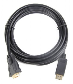 Gembird adapter za video kablove 1m DisplayPort DVI, Crno