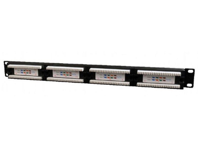 Gembird NPP-C524CM-001 Konektor 24 porta patch panek Cat5e, Crni