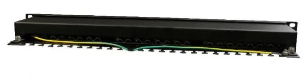 Gembird NPP-C524-002 Cat.5E 24 Port oklopljeni patch panel 19 1U