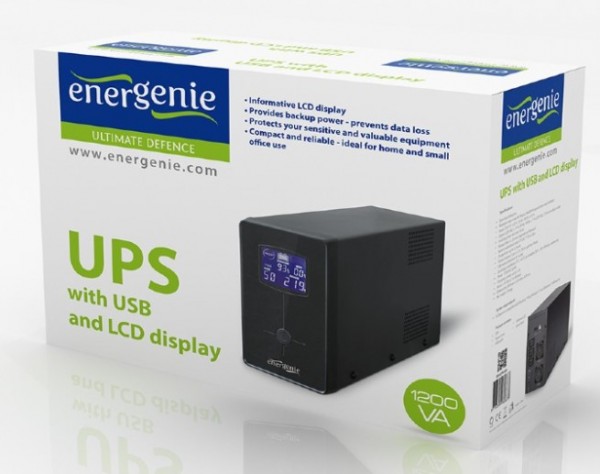 Gembird EG-UPS-033 UPS sa stabilizatorom 1200VA 720W LCD