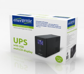 Gembird uređaj za neprekidno napajanje (UPS) Linijski interaktivan 1500 VA 900 W 3 AC izlaza