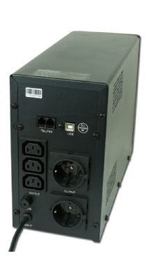 Gembird uređaj za neprekidno napajanje (UPS) Linijski interaktivan 1500 VA 900 W 3 AC izlaza