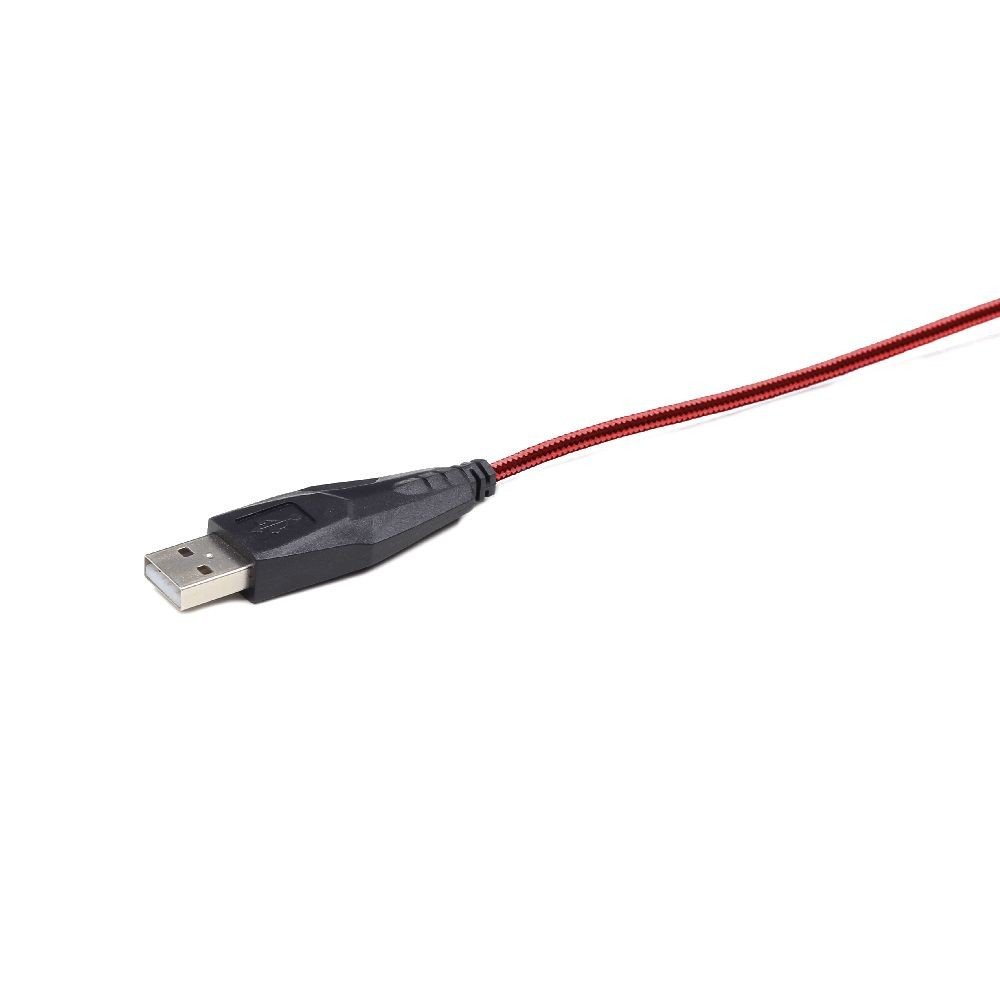 Gembird MUSG-001-R Gejmerski miš Crna/Crvena
