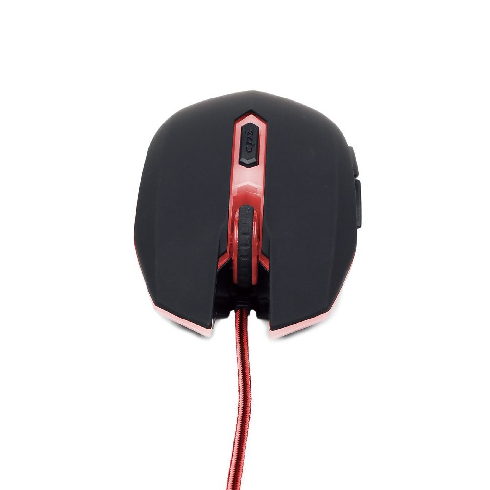 Gembird MUSG-001-R Gejmerski miš Crna/Crvena