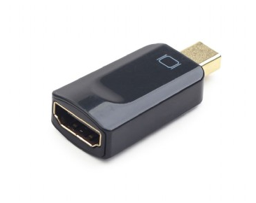 Gembird menjač pola kabla Mini Display Port HDMI, Crno