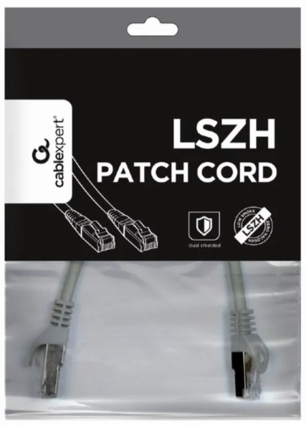 Gembird PP6A-LSZHCU-0.25M Mrežni kabl SFTP CAT.6A Bakarni LSZH 0.25m