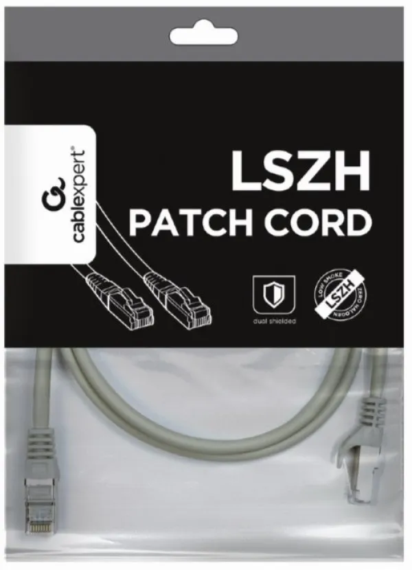 Gembird PP6A-LSZHCU-0.5M Mrežni kabl SFTP CAT.6A Bakarni LSZH 0.5m