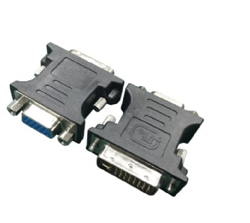 Gembird menjač pola kabla DVI-A VGA 15-pin Metalni, Crno