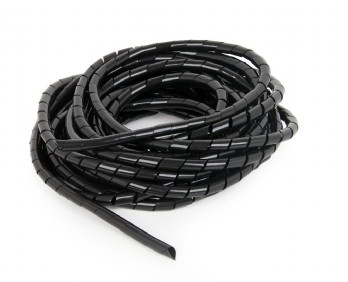 Gembird obloga spiralnog kabla od 12mm 10m, Crna