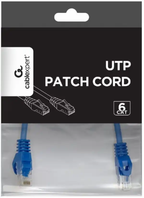 Gembird PP6U-0.25M/ B Patch Mrežni kabl Cat6e 0,25m, Plavi