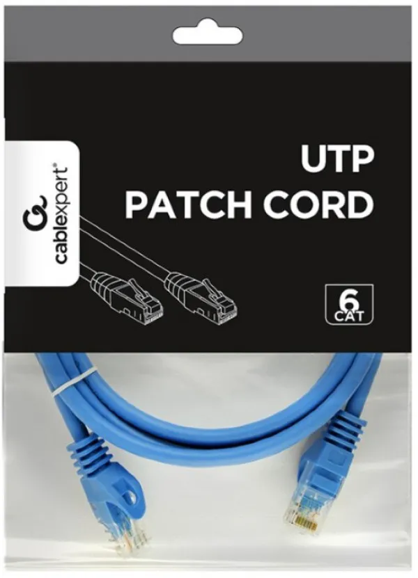 Gembird PP6U-2M/B Mrežni kabl CAT6 2m, Plavi