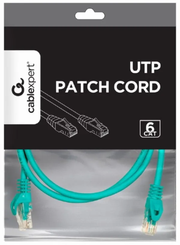 Gembird PP6U-2M/G Mrežni kabl CAT6 2m, Zeleni