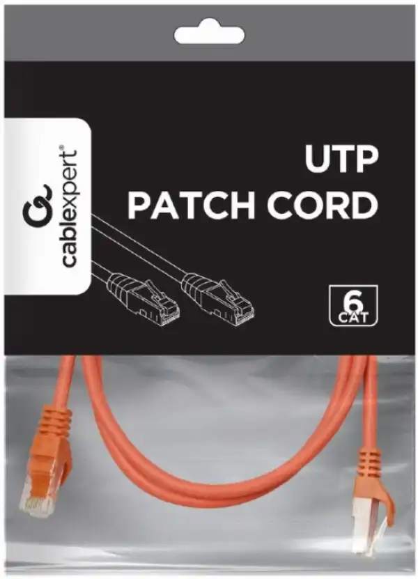 Gembird PP6U-1M/ R Patch Mrežni kabl Cat6e 1m, Crveni