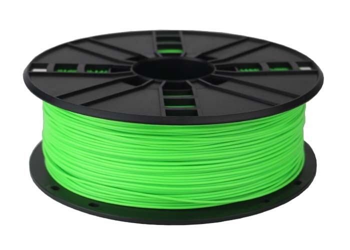 Gembird materijal za 3D štampanje ABS Fluorescentna zelena 1.75mm 1kg, Zelena