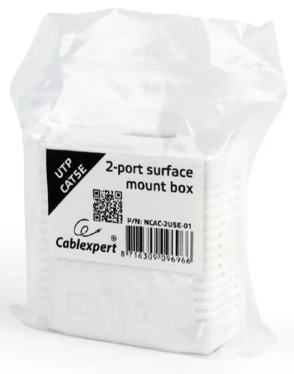 Gembird NCAC-2U5E-01 UTP Adapter 2xRJ45, Beli