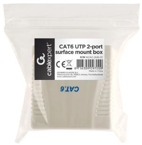 Gembird NCAC-2U6-01 Adapter 2xRJ45, Beli