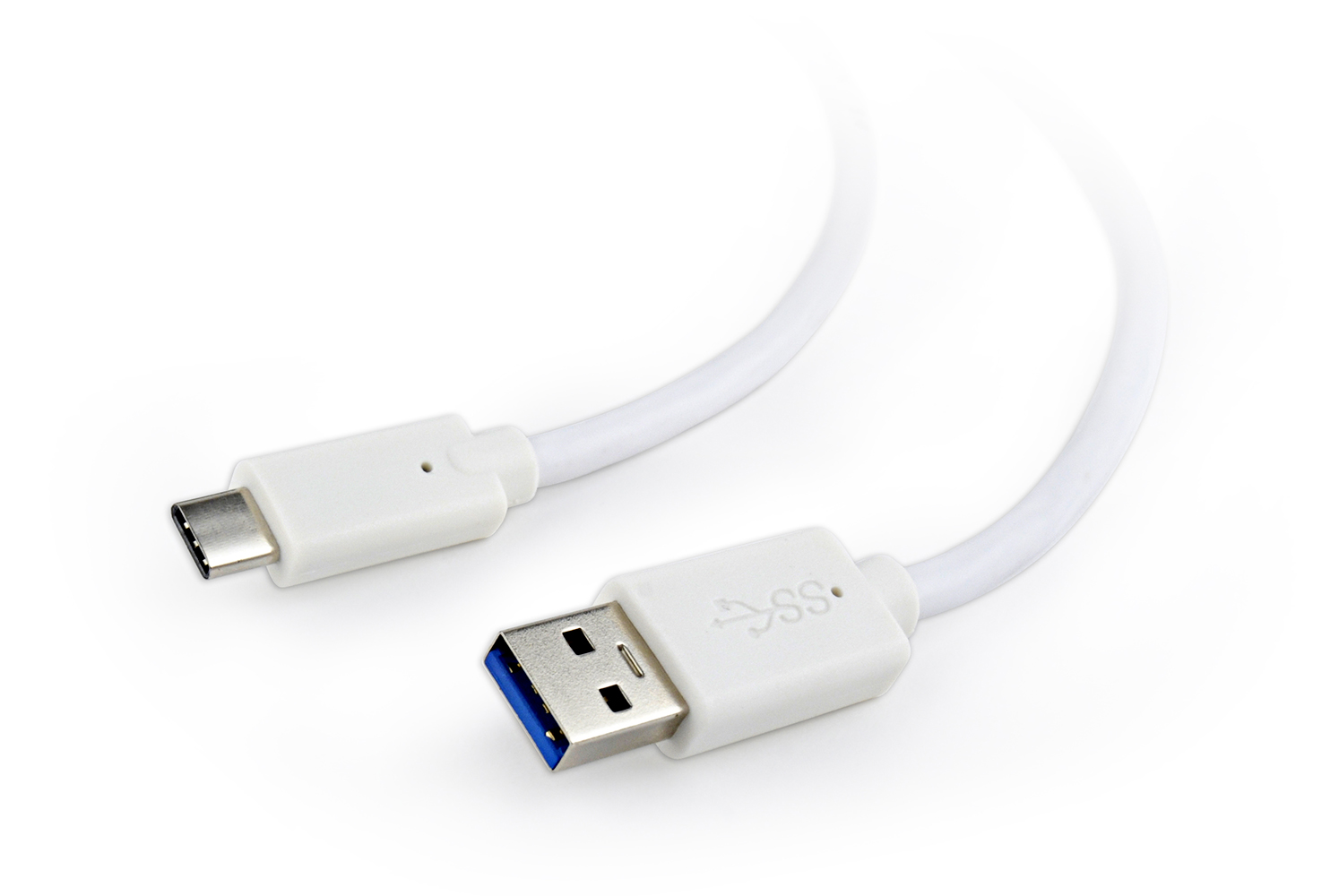 Gembird USB kabl 1,8 m USB 3.2 Gen 1 (3.1 Gen 1) USB A USB C, Belo