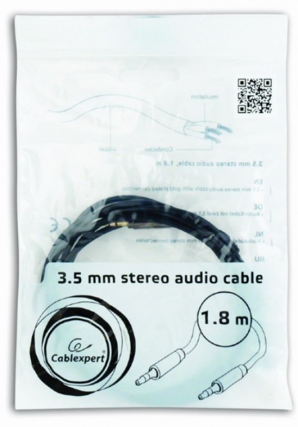 Gembird CCAP-444-6 Audio kabl pozlaćeni konektor 1.8m