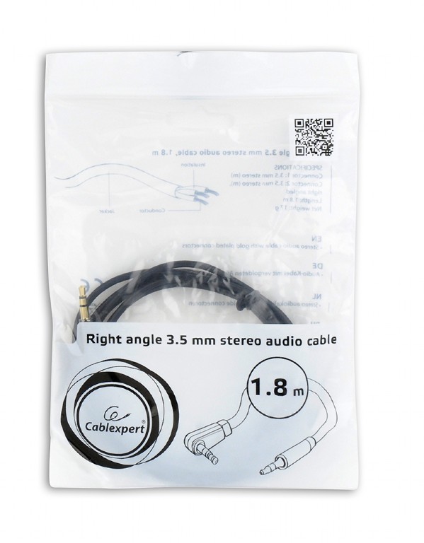 Gembird Audio kabl 1,8 m 3,5mm, Crni