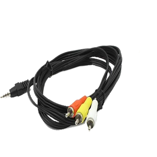 Gembird CCA-4P2R-2M Audio-video kabl Jack AV 3.5mm 4-pin, Crni