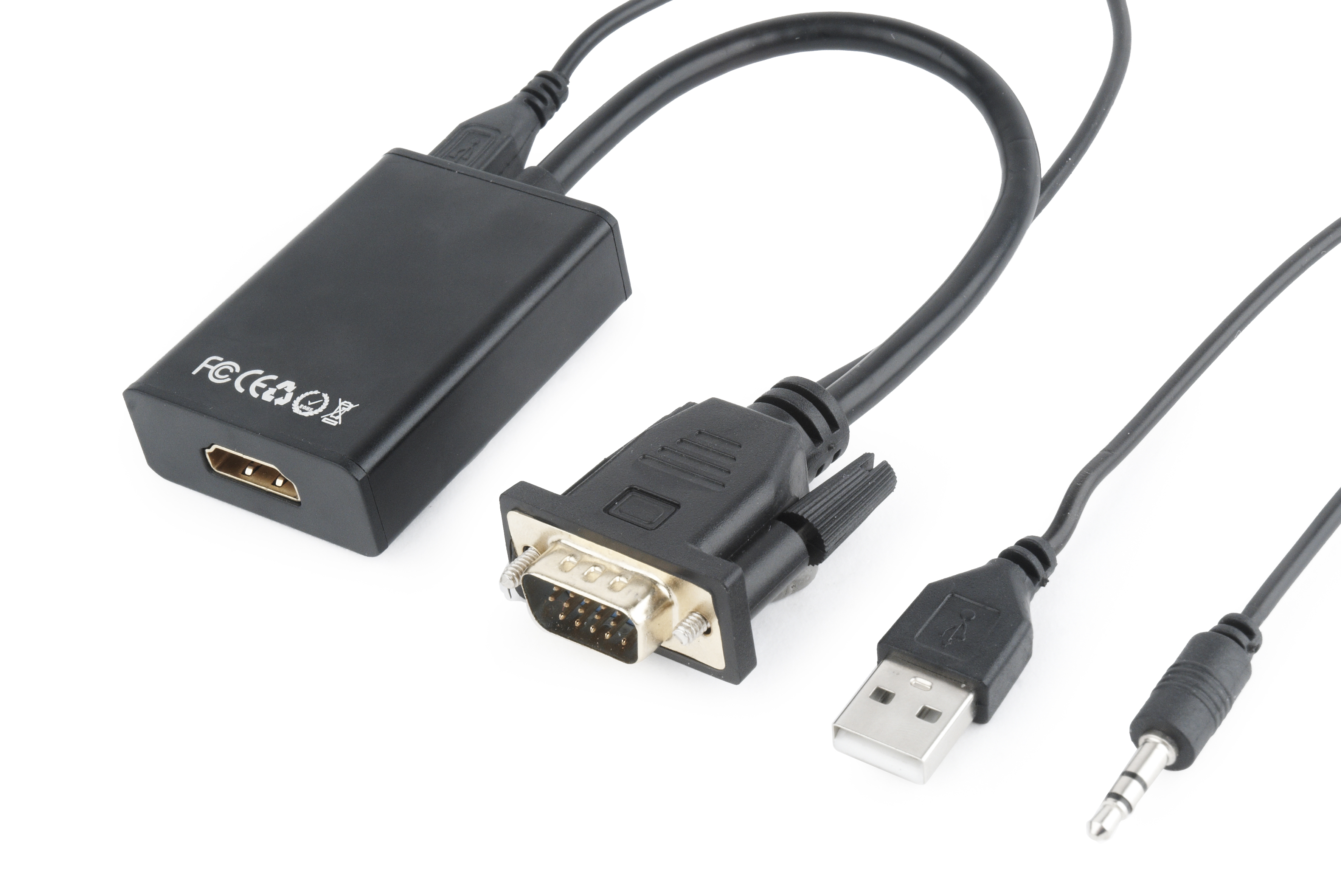 Gembird adapter za video kablove 0,15 m HDMI 19, Crno