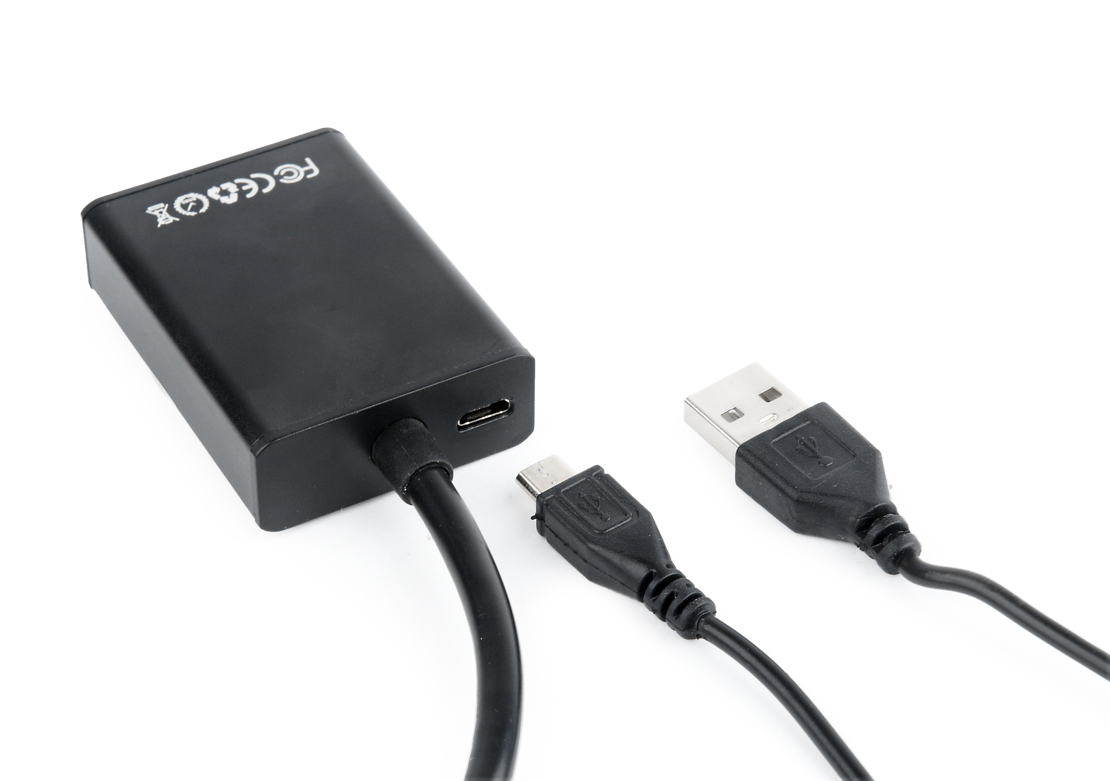 Gembird adapter za video kablove 0,15 m HDMI 19, Crno