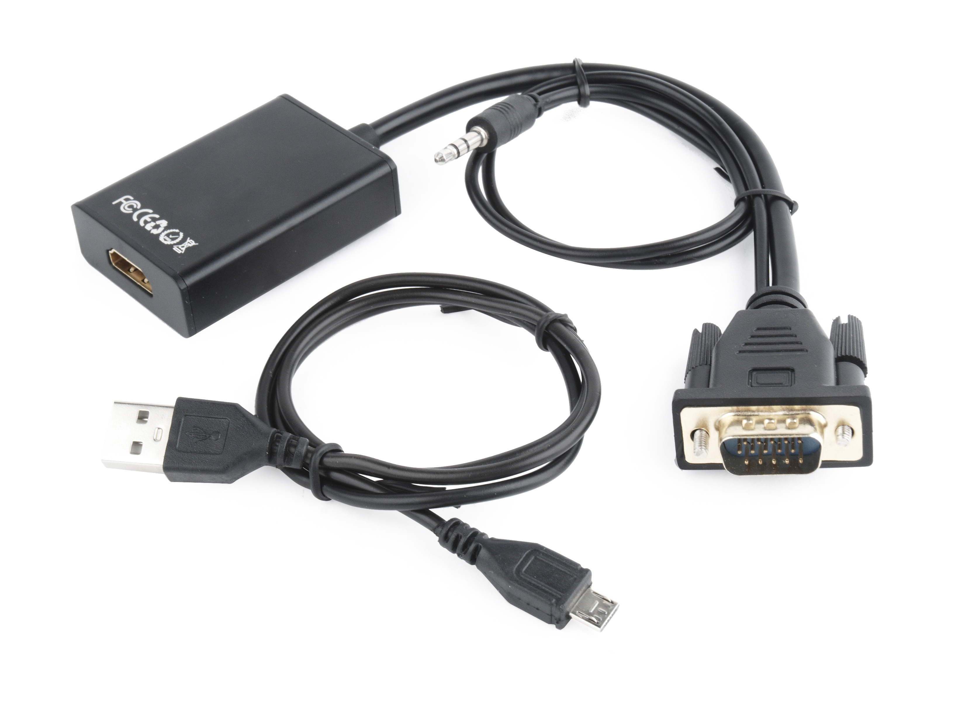 Gembird adapter za video kablove 0,15 m HDMI 19, Crno