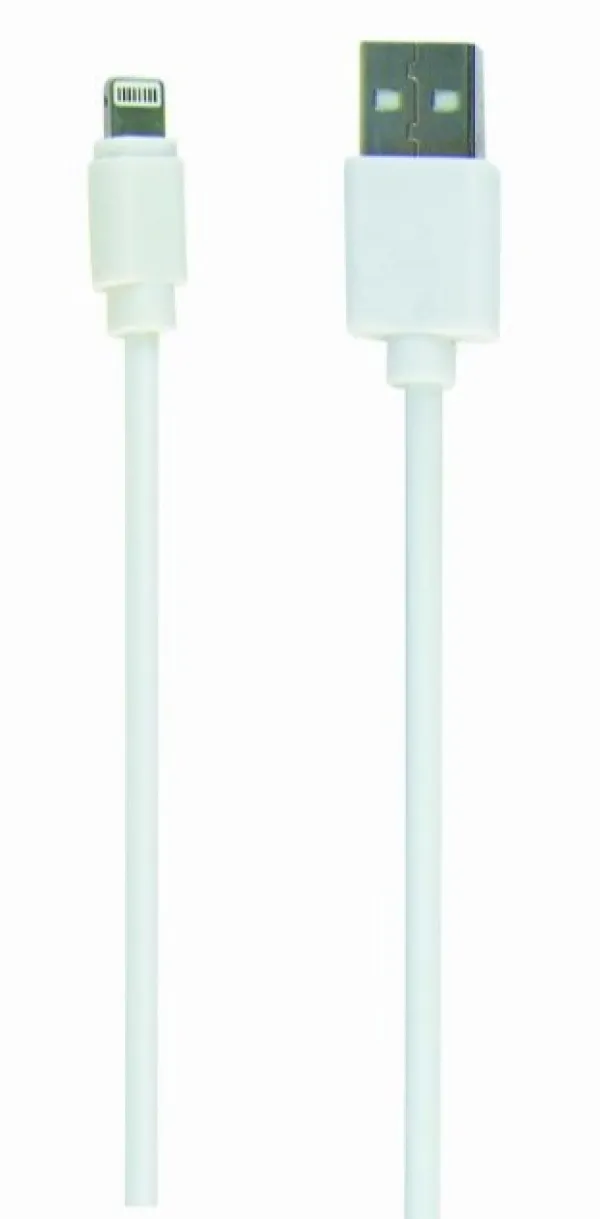 Gembird CC-USB2-AMLM-W-1M USB Kabal Apple iPhone USB 2.0 A-plug 8-pin 1m, Beli