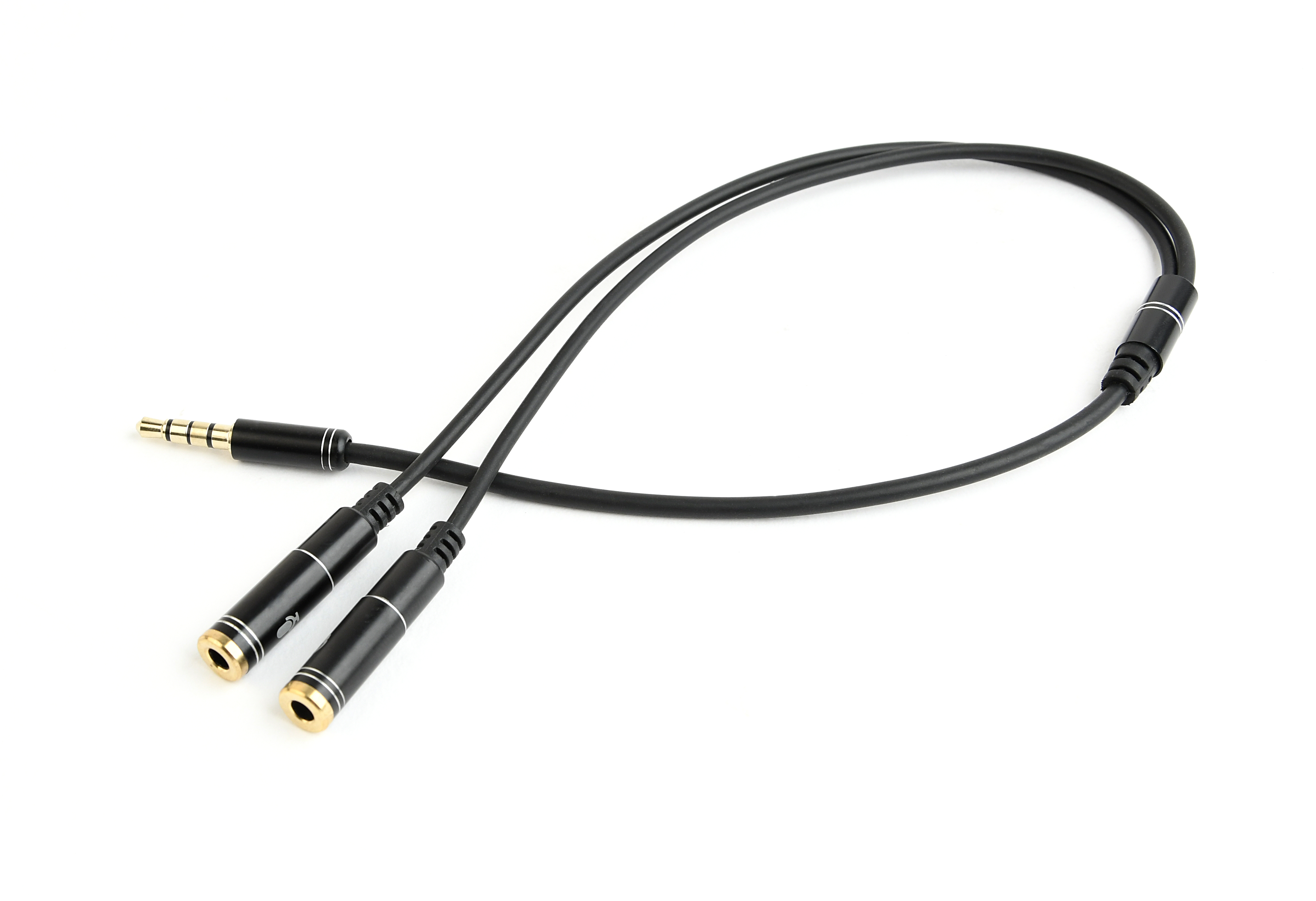 Gembird AUX Audio kabl 3.5mm 4-pola na 2x 3.5mm 3-pola m/2ž