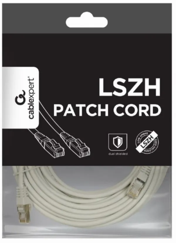 Gembird PP6A-LSZHCU-15M Mrežni kabl SFTP CAT.6A Bakarni LSZH 15m