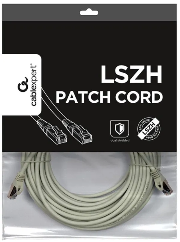 Gembird PP6A-LSZHCU-20M Mrežni kabl SFTP CAT.6A Bakarni LSZH 20m