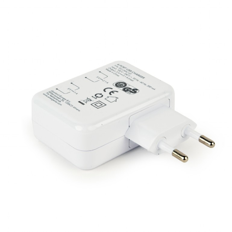 EnerGenie punjač za mobilne uređaje 3.1A, Belo