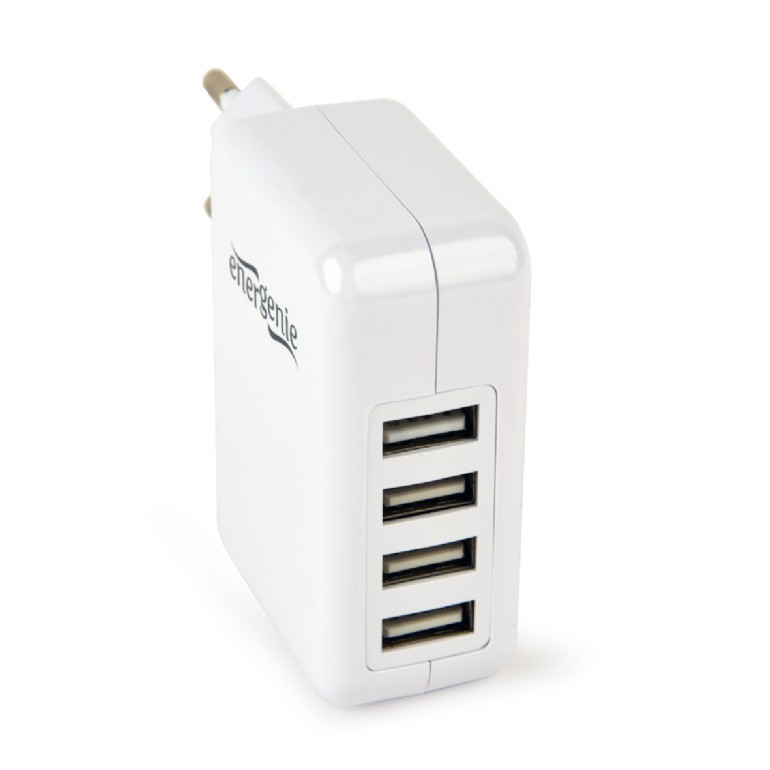 EnerGenie punjač za mobilne uređaje 3.1A, Belo