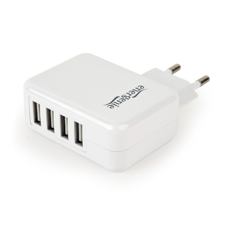 EnerGenie punjač za mobilne uređaje 3.1A, Belo