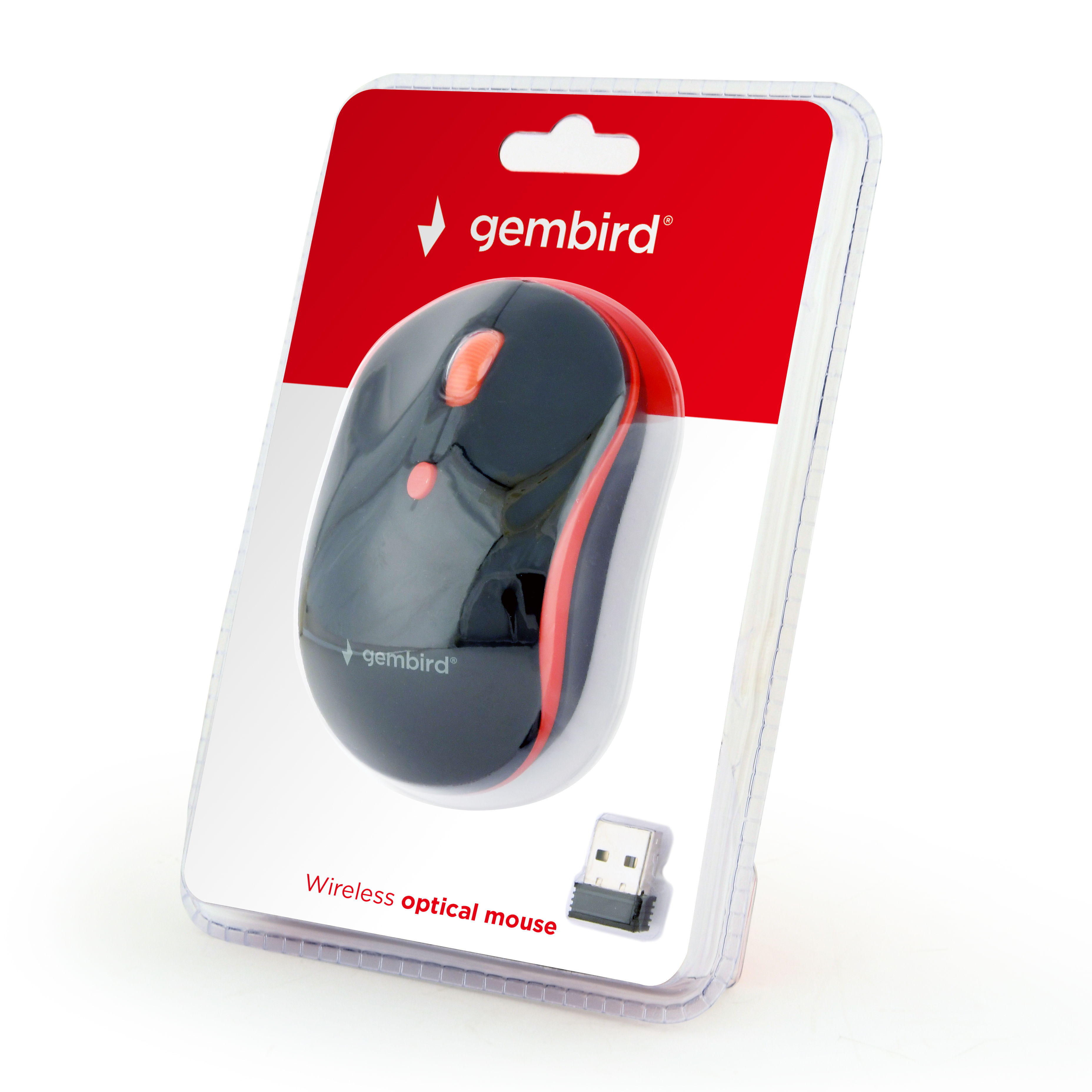 Gembird MUSW-4B-03-R OPTICAL MOUSE miš bežični RF optički 1600DP 1600 DPI