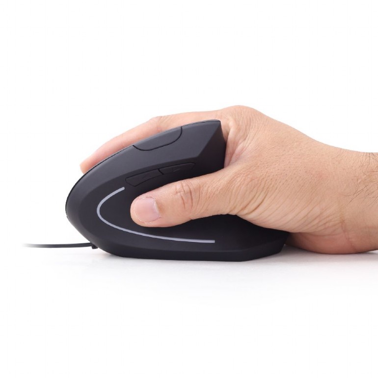 Gembird MUS-ERGO-01 Miš USB tipa A Optički 3200 DPI