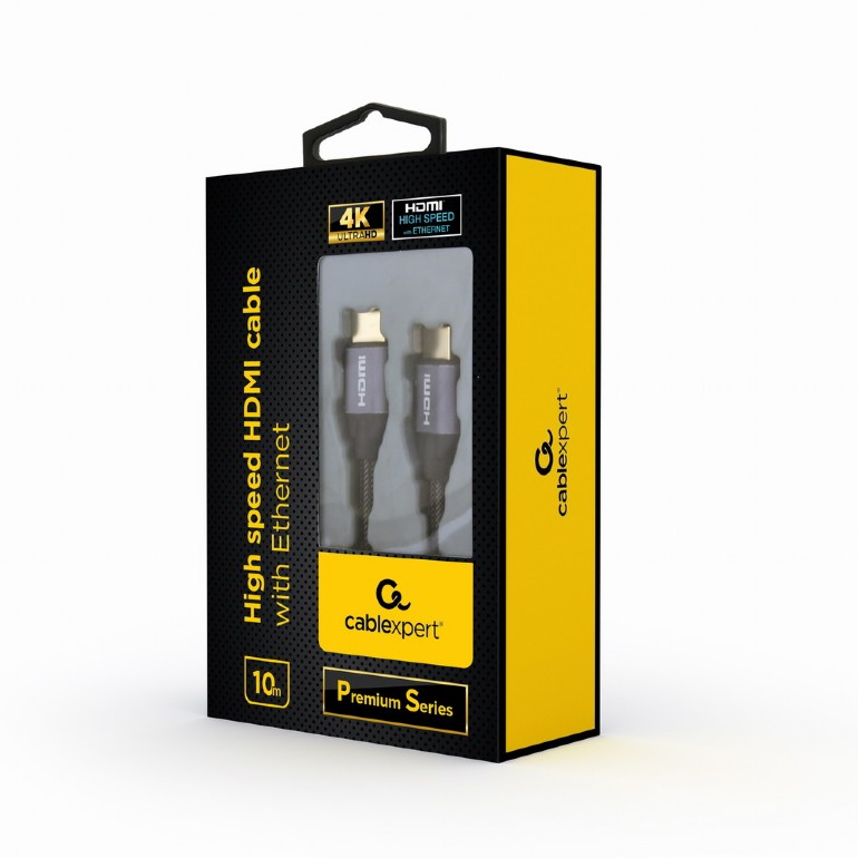 Gembird kabl HDMI tip A (Standardni) 10m, Sivi