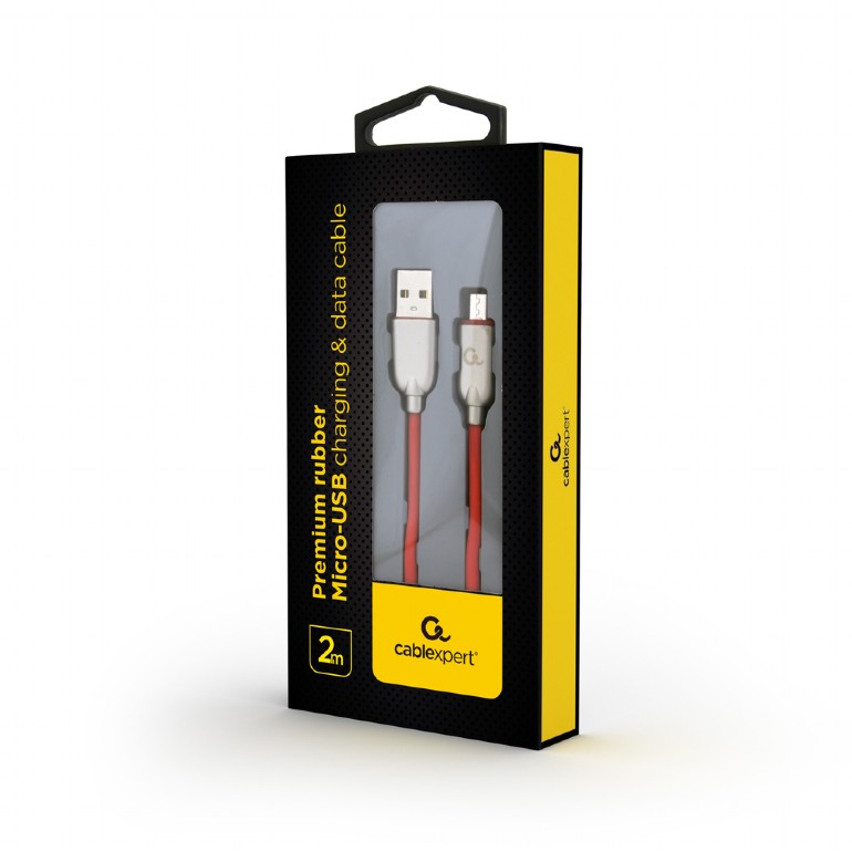 Cablexpert USB kabl USB 2.0 USB A Micro-USB B Crveno, Crveno