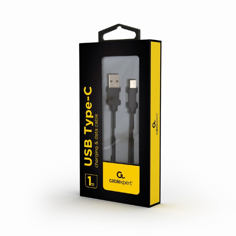 Cablexpert USB kabl USB 2.0 USB A USB C, Crno