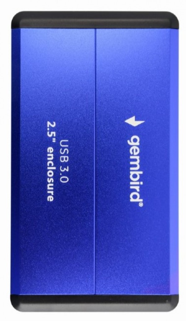 Gembird EE2-U3S-2-B Eksterno kućište za HDD 2.5 SATA USB 3.0 FO EE2-U3S-2-B, Plavo