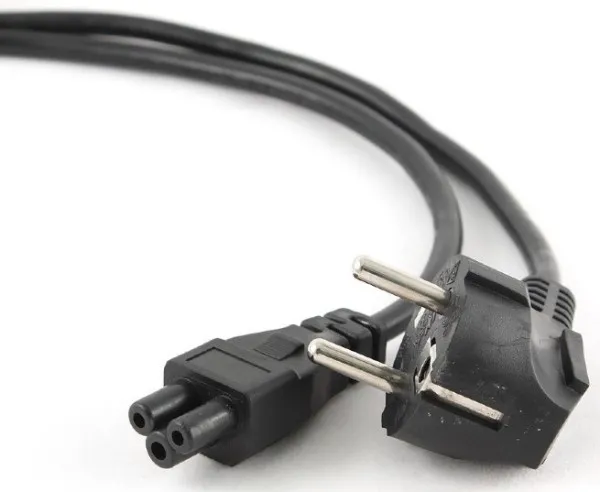 Gembird PC-186-ML12-1M Detelina napojni kabl za notebook 1m, Crni