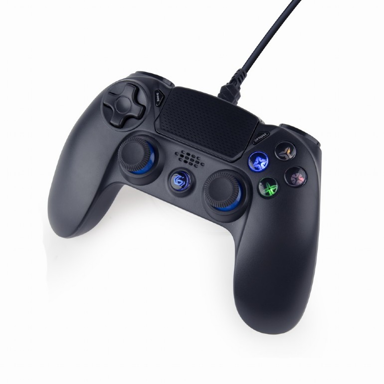Gembird Gamepad Analogno igrački kontroler USB PC PlayStation 4, Crno