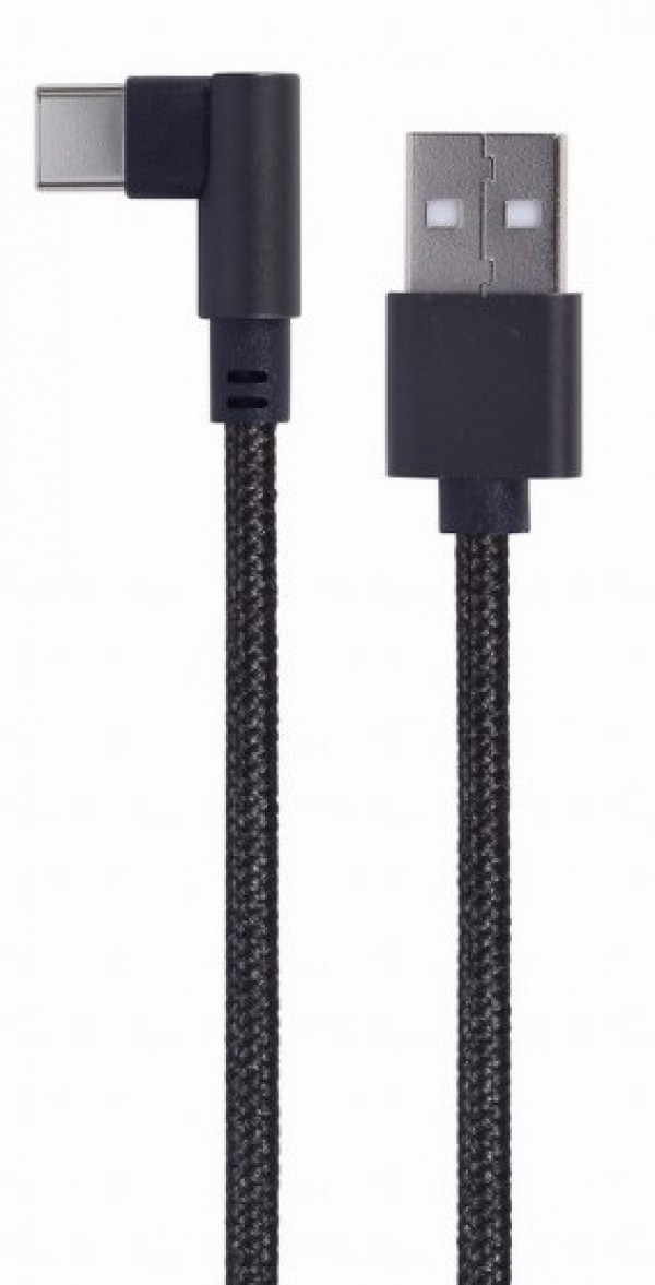 Gembird CC-USB2-AMCML-0.2M USB Kabl Type-C pod uglom crni
