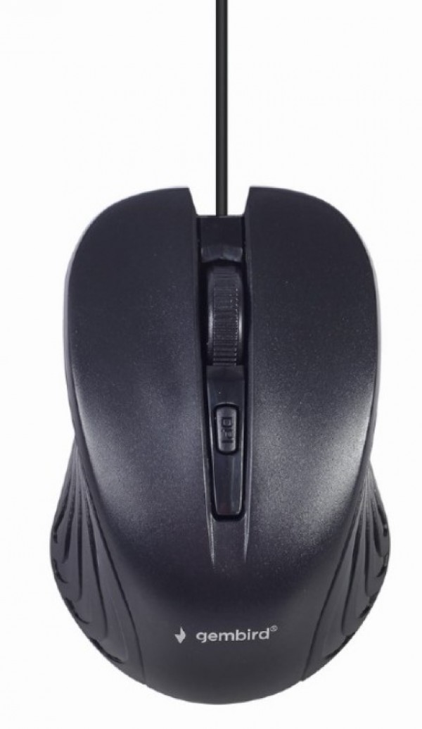 Gembird KBS-UM-04 Multimedia set miš + tastatura US layout crni, Crni