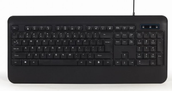 Gembird KB-UML-03 Tastatura Rainbow US layout, Crna
